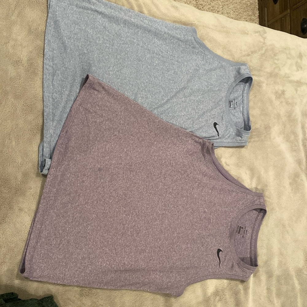 2 Nike dri-fit tanks